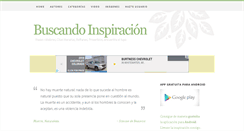 Desktop Screenshot of buscandoinspiracion.es